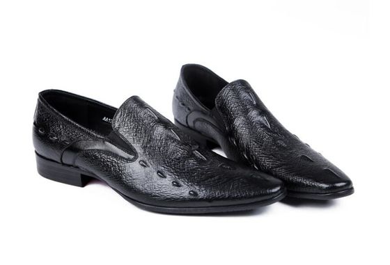 Normalny rozmiar rzeźbione męskie skóry buty, ostre buty na palcach