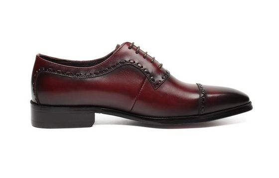 Skóra Wiosna / Jesień męska suknia ślubna obuwie męskie moda Goodyear podeszwy Oxford