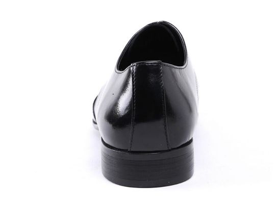 Niestandardowy Brogue Brązowy Brush Off Skórzane Buty Wygodna suknia dla mężczyzn