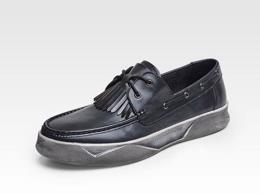 Retro Casual Mężczyźni Buty płaskie Custom Mężczyźni Skóra