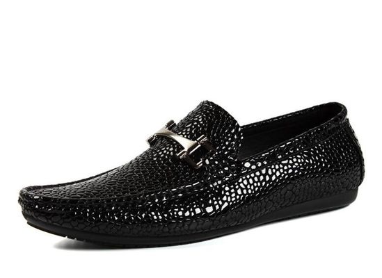 Alligator Prawdziwa skóra męska Casual Loafers Outdoor Mens PU Loafers