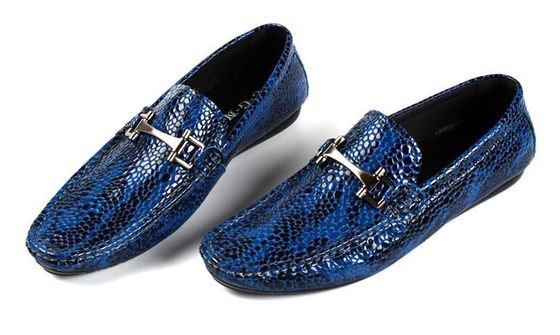 Alligator Prawdziwa skóra męska Casual Loafers Outdoor Mens PU Loafers