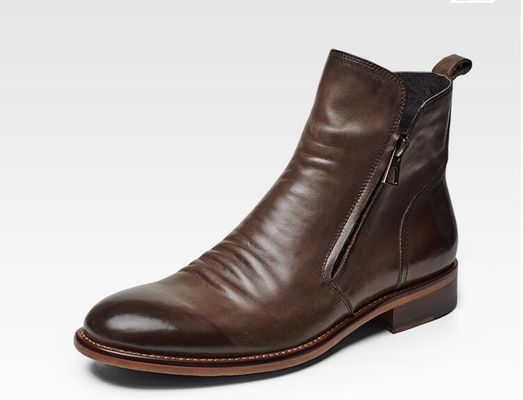 Czarne / brązowe buty męskie, buty męskie, buty z gumową podeszwą.