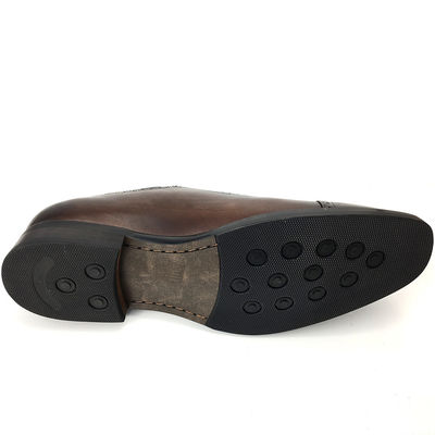 Brytyjski styl męski buty z ostrymi palcami / sznurówki Casual Buty koloru brązowego