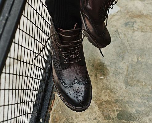 Modne kostki, prawdziwe buty, buty męskie, buty robocze.