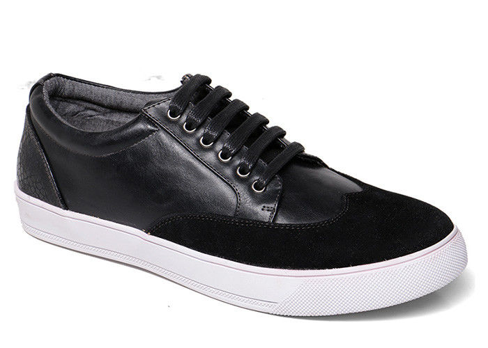 Mesh Linling Walking Lace Up męskie buty z płaską podeszwą buty casual Sneakers PU Upper