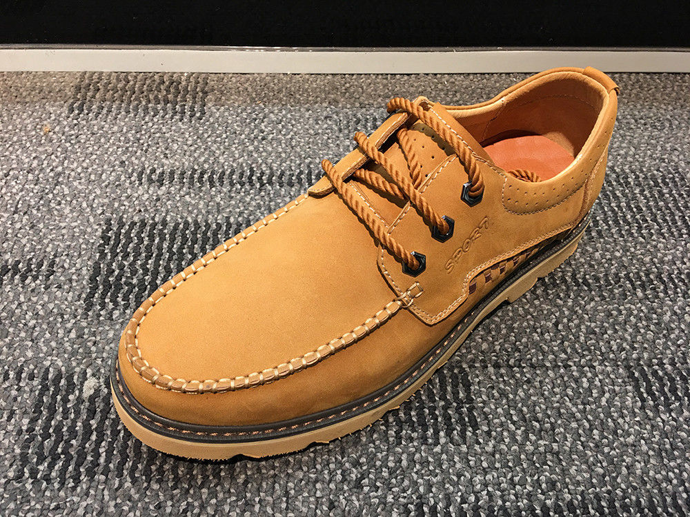 Suede Skóra Sznurówki Sneakersy Buty sportowe, męskie Buty z płaską podeszwą Buty zwykłe Czarny kolor