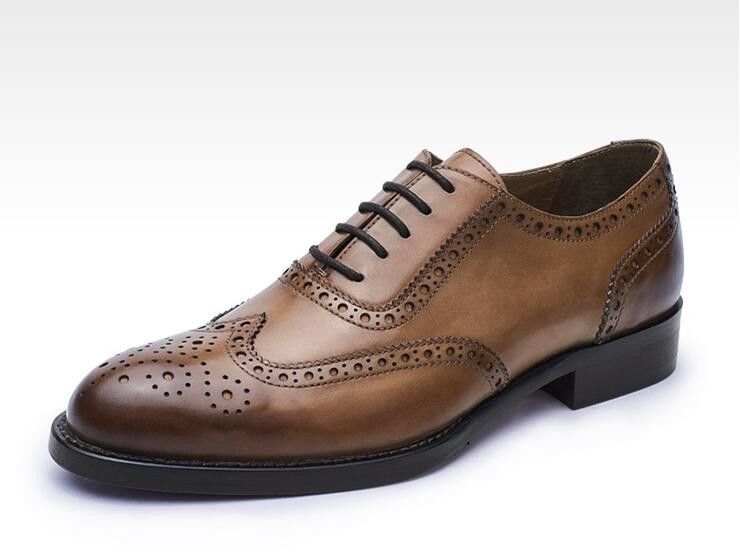 Biznesowe sznurówki, buty casual, miękkie skóry z marki party wear buty dla mężczyzn