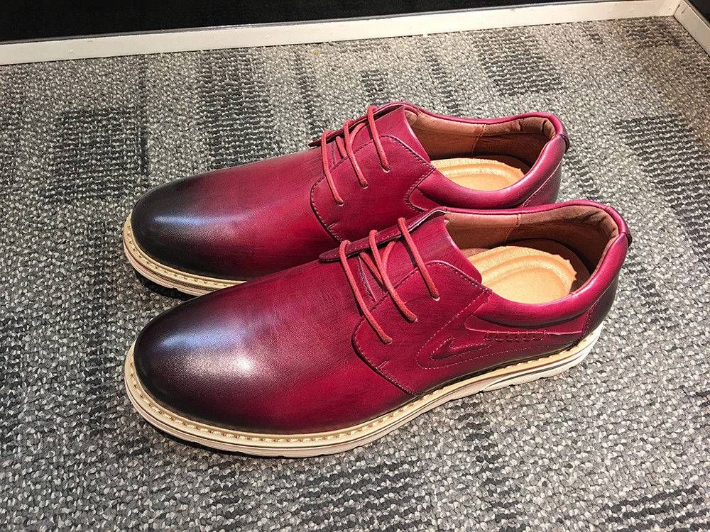 OEM męskie skórzane buty, klasyczne męskie buty Oxford dla czterech sezonów