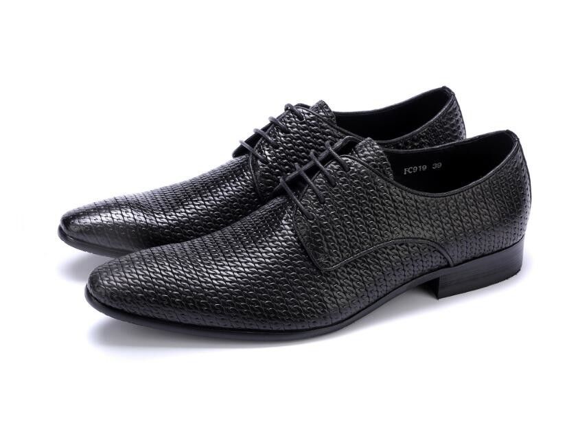 Wszystkie tkanine, jasne, oryginalne męskie skóry, buty, skóry Oxford, buty dla mężczyzn.